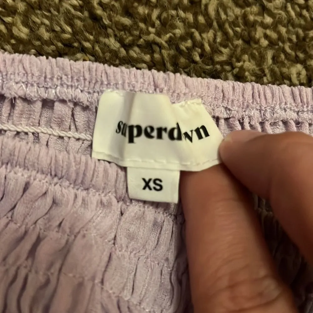 Superdown purple xs crop top - Image 6