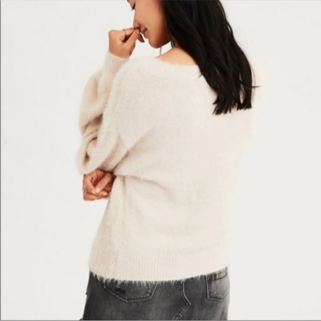 American Eagle Weekend Fuzzy Comfy Sweater - Image 2