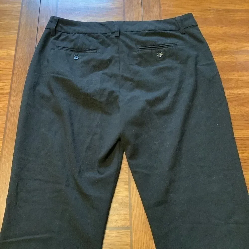 𝅺GLORIA VANDERBILT Women’s Trouser Dress Pants Black Size 10 Work Professional - Image 7