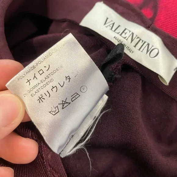 Valentino pink/purple tie - Image 4