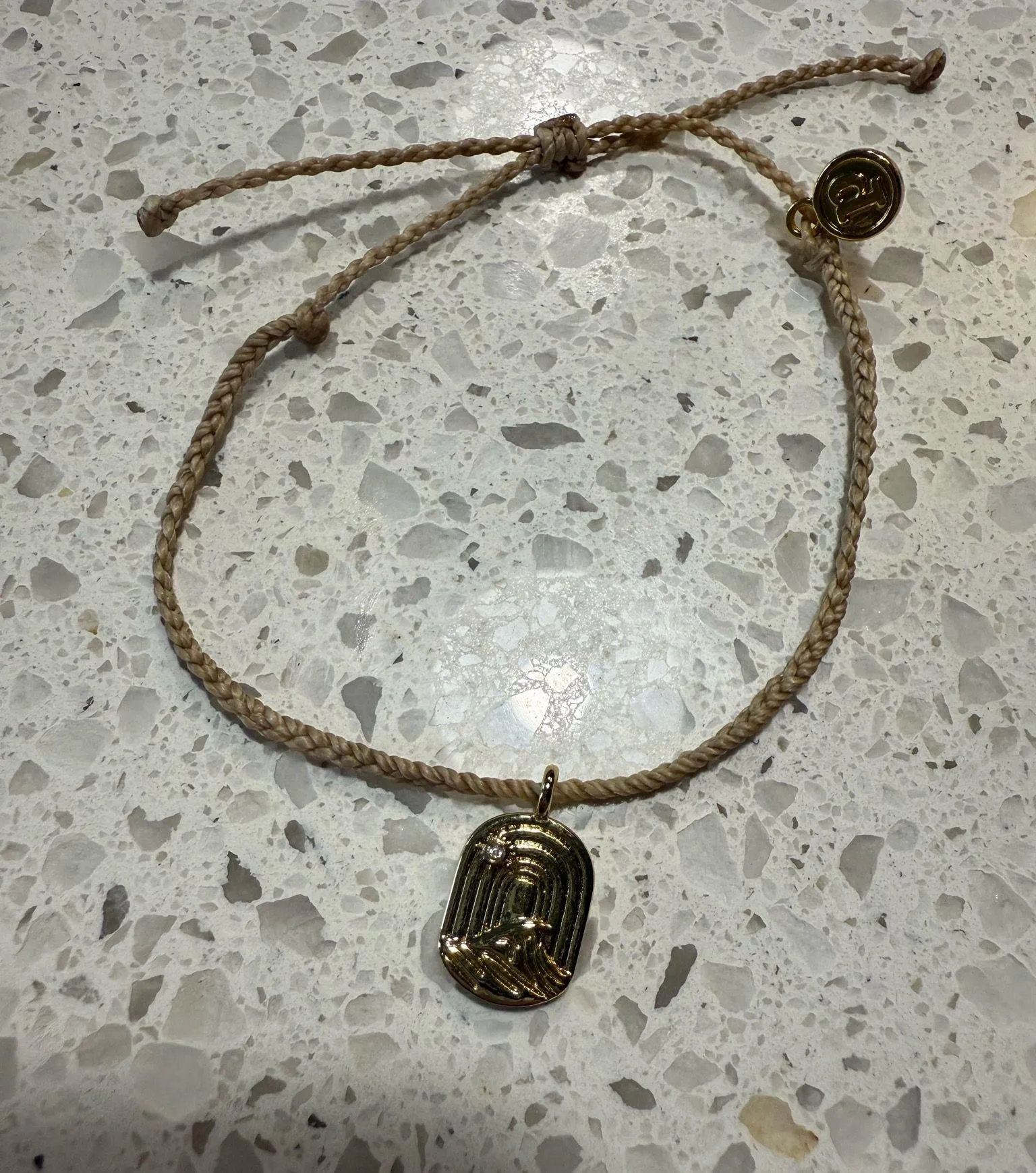 Pura Vida gold wave and sun charm bracelet  - Image 2