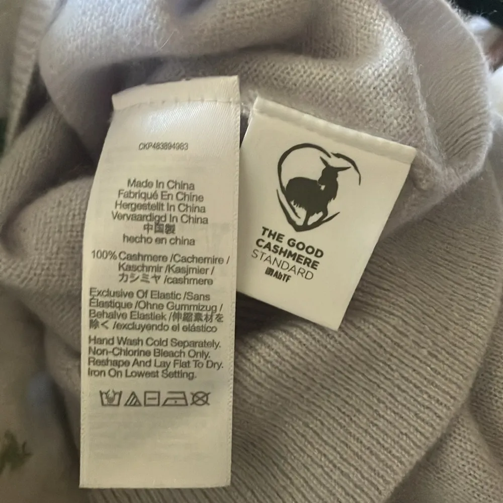 Womens Gray “(Re)sponsible Cashmere Crewneck Sweater Vest” - Image 6