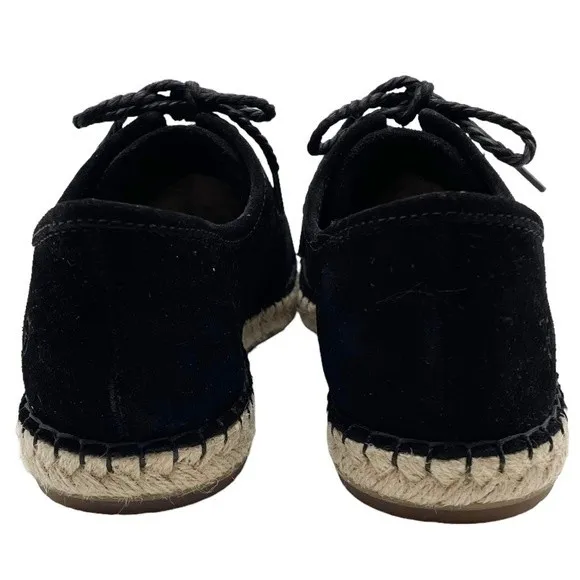 Born Black Suede Drilles Espadrille Lace - Image 10