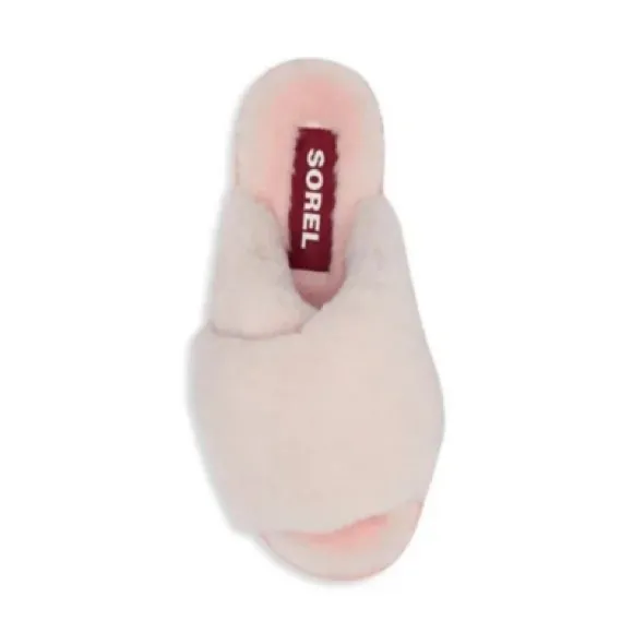 Sorel Soft Pink Fur Plush Slippers - Image 2