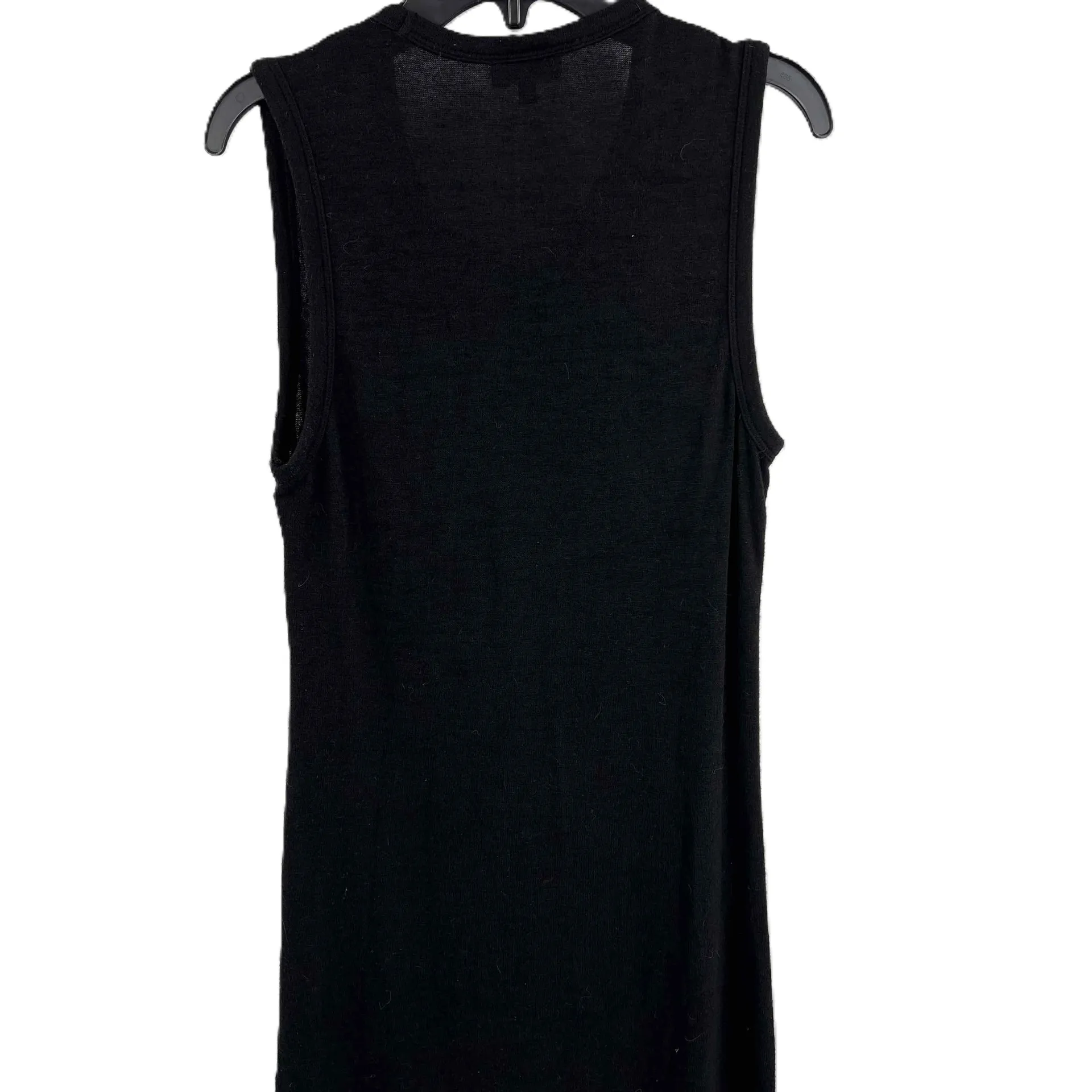 Aritzia Wilfred Free Sweater Dress Black Soft Stretchy‎ Knit Sleeveless Medium - Image 3