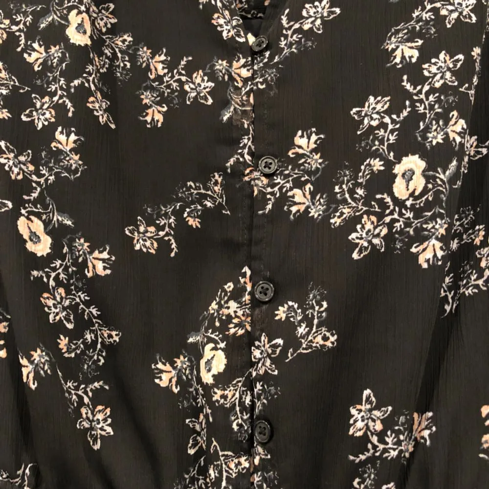 Black Floral Romper  - Image 5