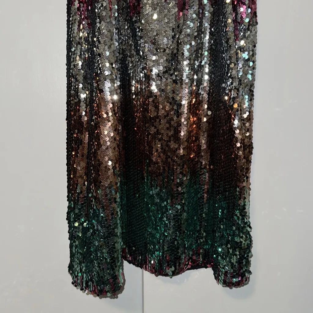 Express Gradient Sequin Mini Dress Women’s S Small - Image 10