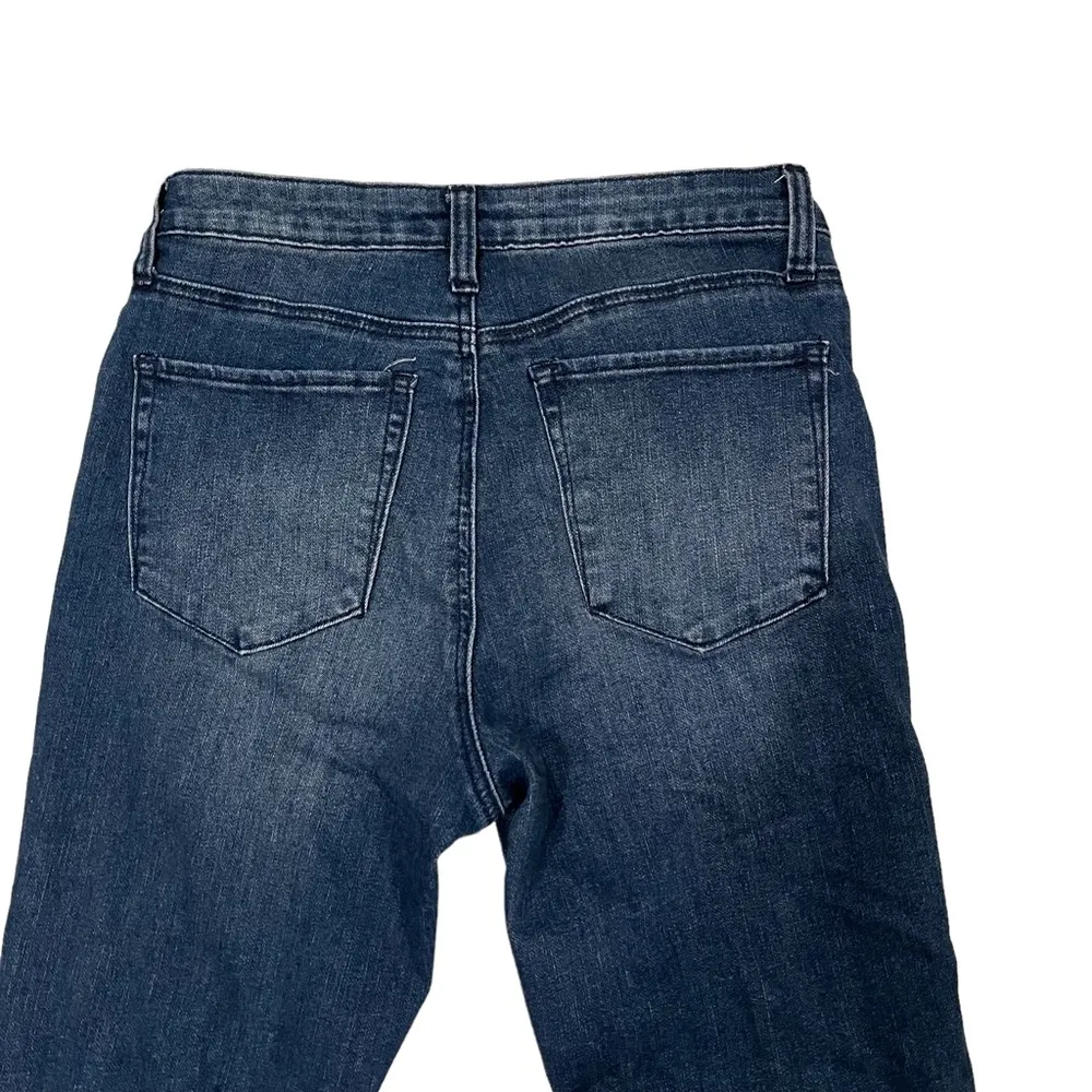 BP Button Fly Hi-Rise Fringe Hem Skinny Jeans, Sz 27 - Image 8