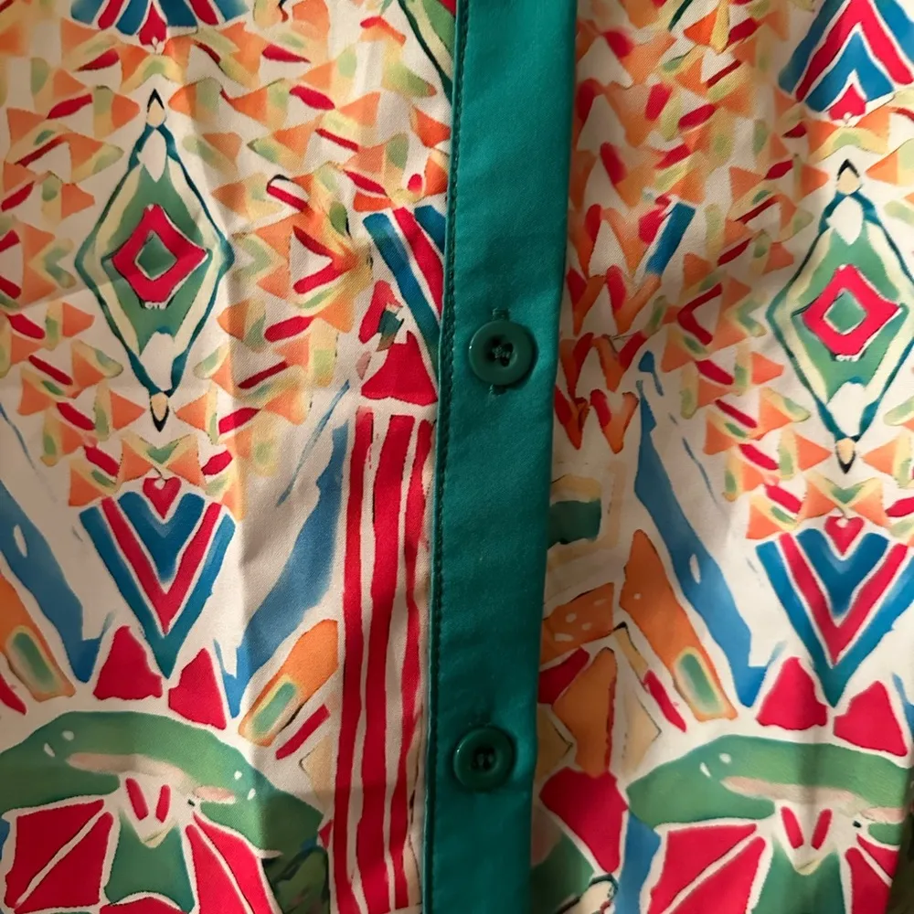 Vintage inspired like Farm Rio shirt dress - Image 4