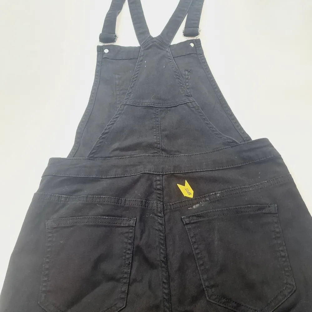 Superdown Gia Denim Overalls in Black Small - Image 15