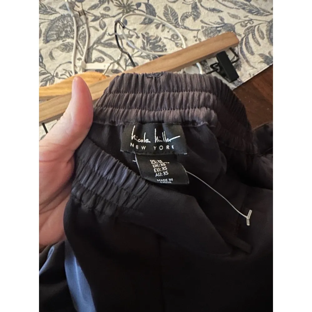 Nicole Miller Cargo Ankle Length Pants, XS, Dark Purple - Image 4