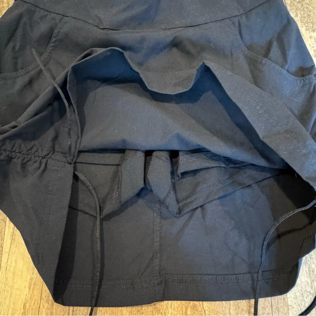 Columbia Side Tie Basic Athletic Skort Black Small - Image 3