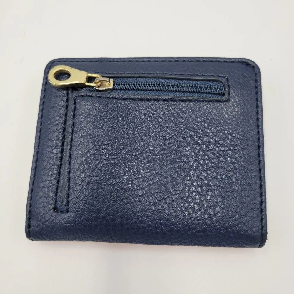 Relic Women's ID Card Coin Holder Mini Wallet Red Polka Dots Short Leather Purse - Image 2