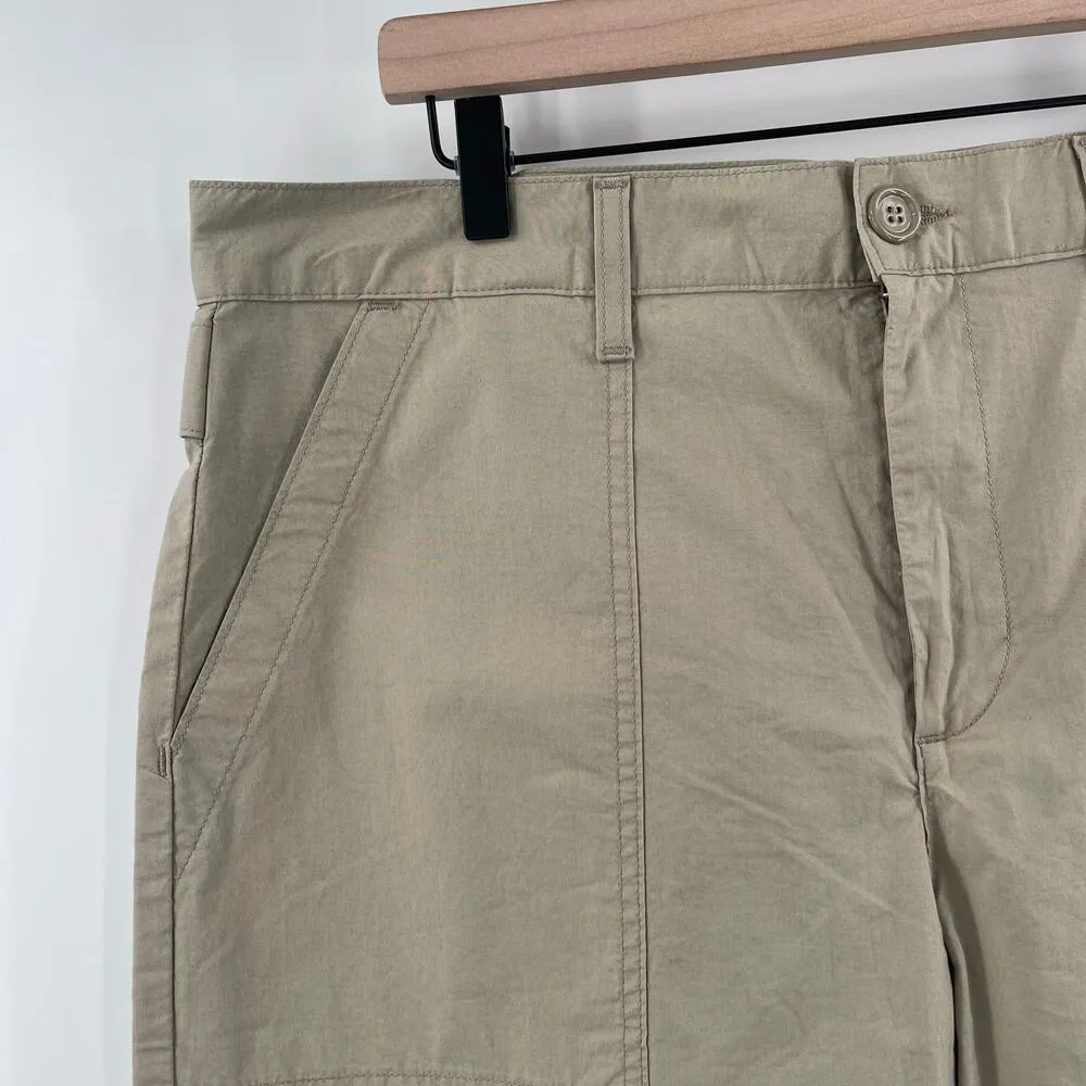 AGOLDE Daria Utility Pant Size 32 NWT x Anthropologie Drab Cotton Stretch Cargo - Image 10