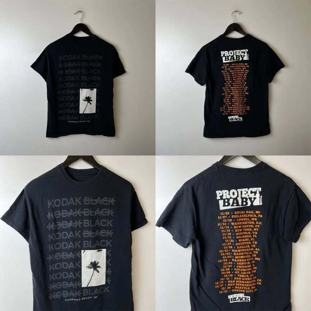 2017 Kodak Black Rap Tee T Shirt Black Small S Rapper Singer Graphic Cotton Logo - Image 8