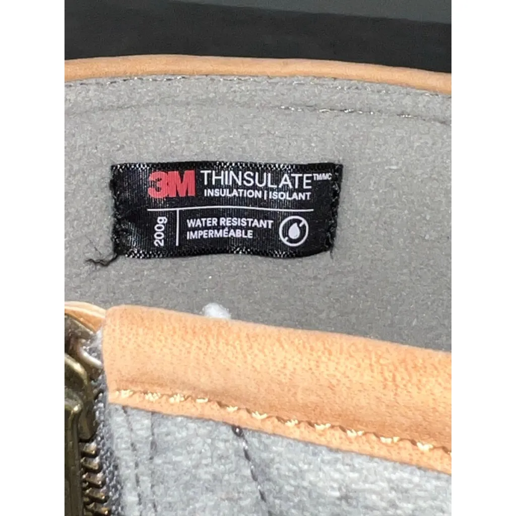 Women's Sperry Gray Wool Waterproof Rubber Duck Boots Size 9 - Image 6