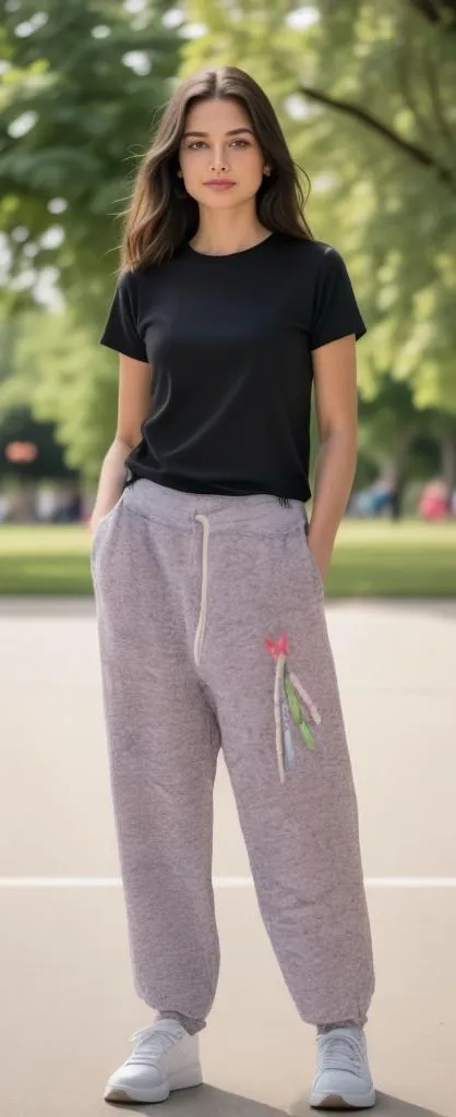 Vintage butterfly sweatpants • sweats • pants • Joan Ward Designs hippie 90s - Image 1