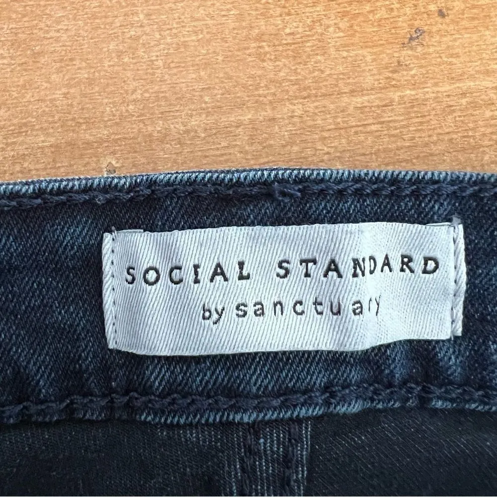 social standard the sanctuary slim straight leg denim jeans women’s size‎ 6/28 - Image 7