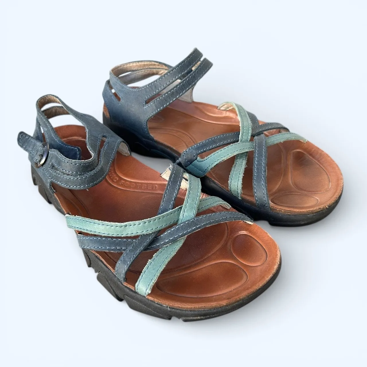 KEEN Naples II Blue Leather Sport Sandals – Women’s US 9.5 / EU 40 - Image 5