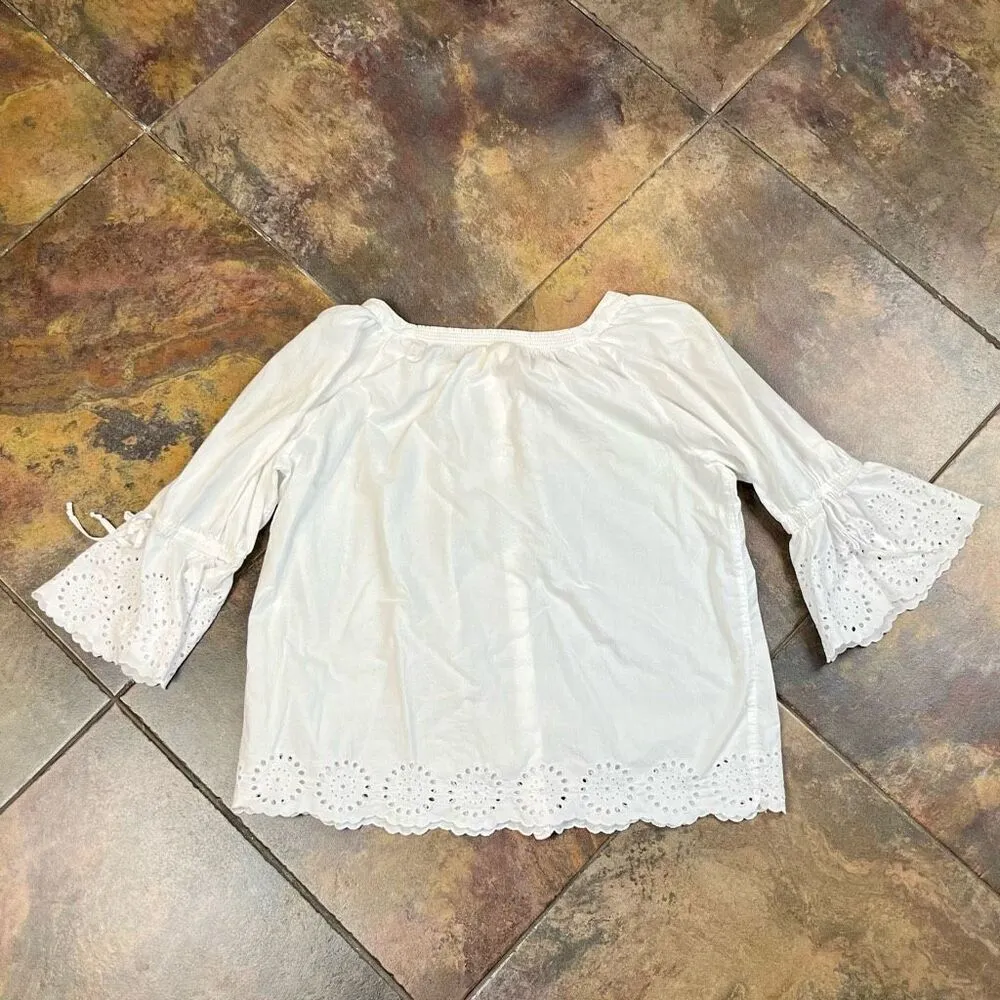 Westbound Women’s White Button Down 3/4 Sleeve Blouse XL - Image 13