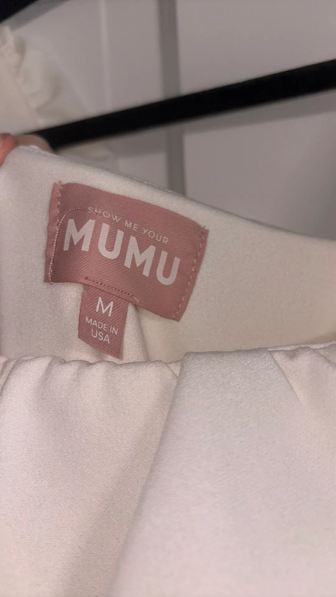 Show Me Your Mumu Greta White Ruffle Maxi Dress Size Medium  - Image 3