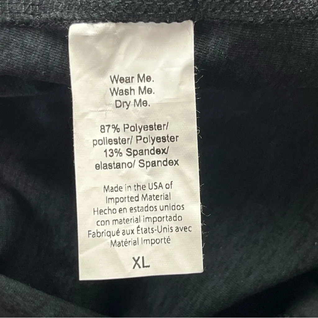 Beyond Yoga Make the Cut Split Ankle Pants Womens SZ XL Spacedye Black Grey NEW - Image 6