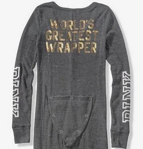 PINK - Victoria's Secret Onesie Button Up - Image 4