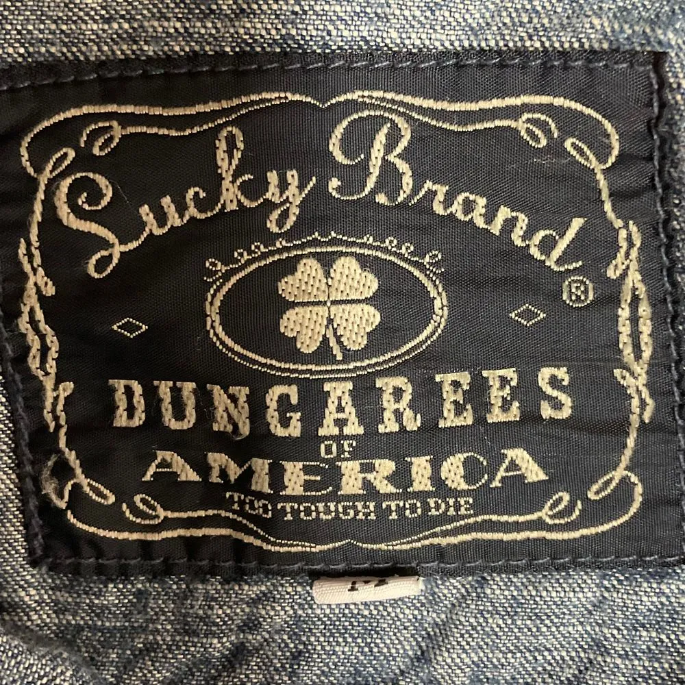 Lucky Brand Dungarees America Women's Denim‎ Trucker Jean Jacket Size M - Image 14