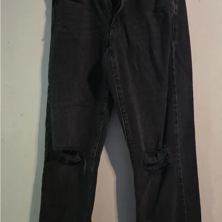 Garage Black Distressed Women Jeans - Image 2