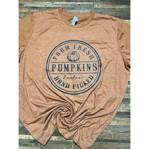 Farm Fresh Pumpkins Graphic Tshirt Unisex Sizing‎ - Image 2
