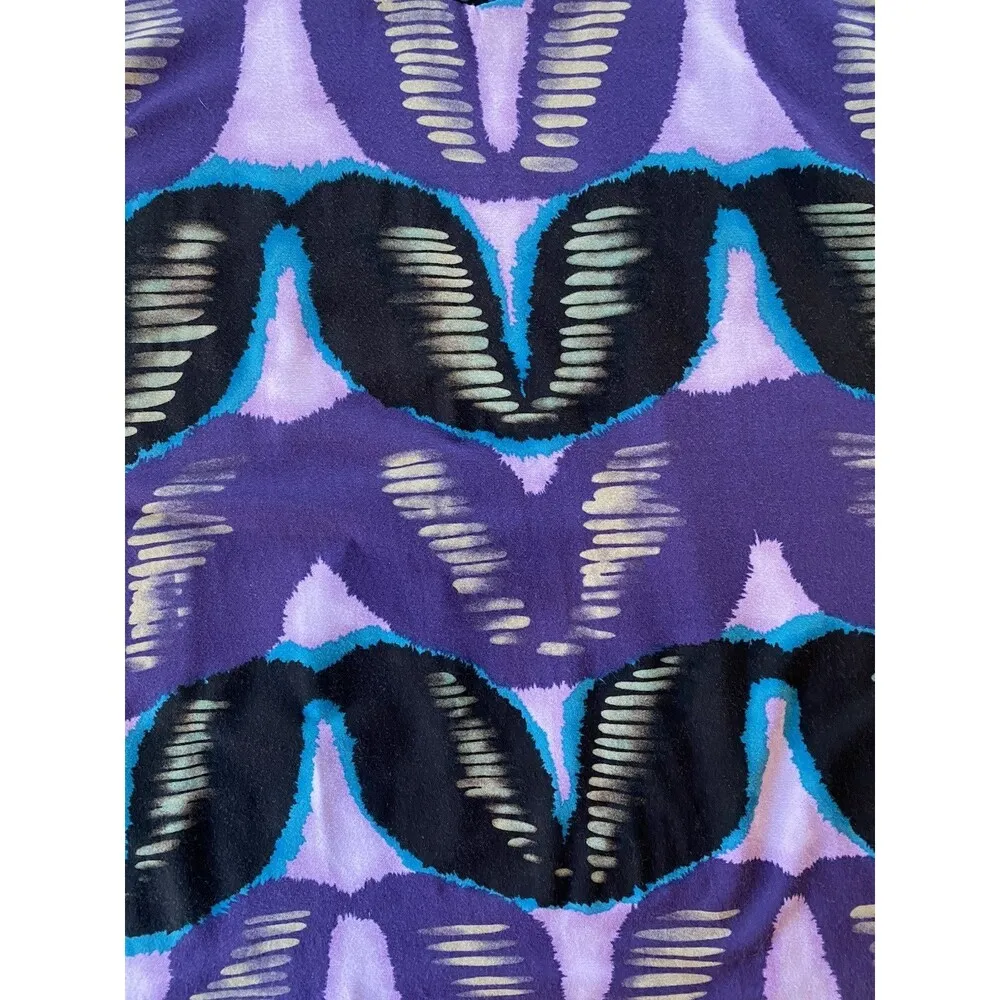 Joyous & Free Tunic Dress Size M Purple Beaded Resort Cover Up Vacay Quiet Lux Size M - Image 7