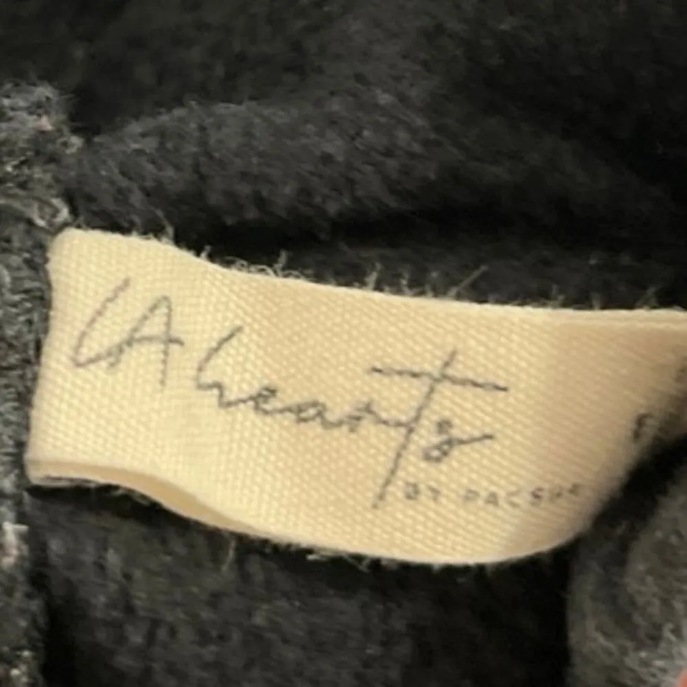 Pacsun LA Hearts Women's Black Fleece Elastic Waist Lounge Jogger Sweat Pants M - Image 4