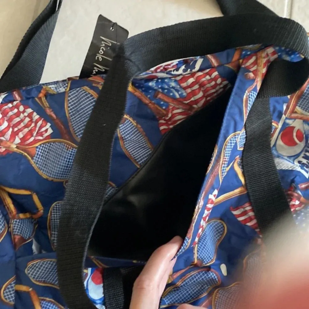 Nicole Miller  Tennis Themed Bag - Image 3
