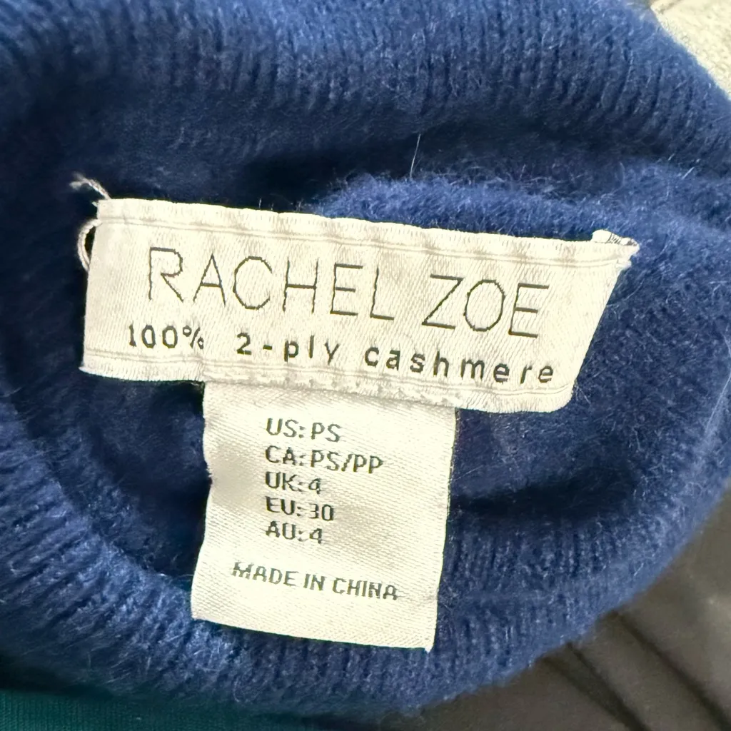 Rachel Zoe Navy Turtleneck Sweater - Image 2