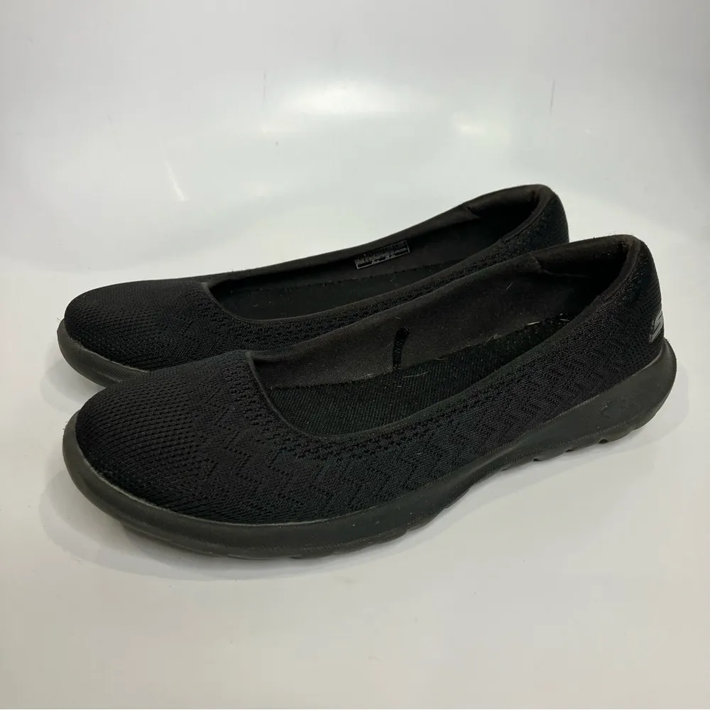 Skechers on the go flex Sienna black flats women’s size 7 slip on‎ casual - Image 2