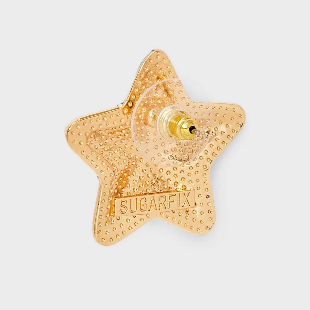 SUGARFIX by BaubleBar American Beauty Statement Earrings - Red/Blue‎ - NWT - Image 2