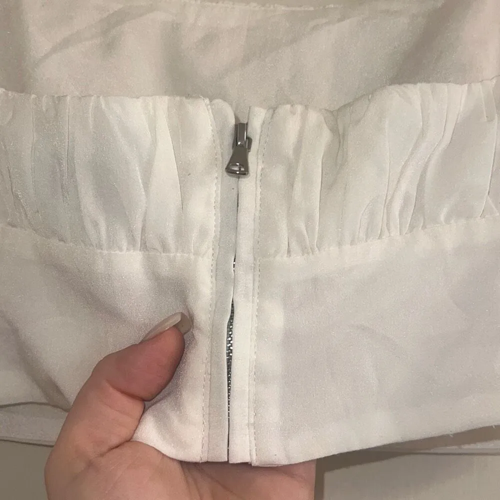 ✨Tiger Mist White Tank Cropped Sz XS Top✨ - Image 6