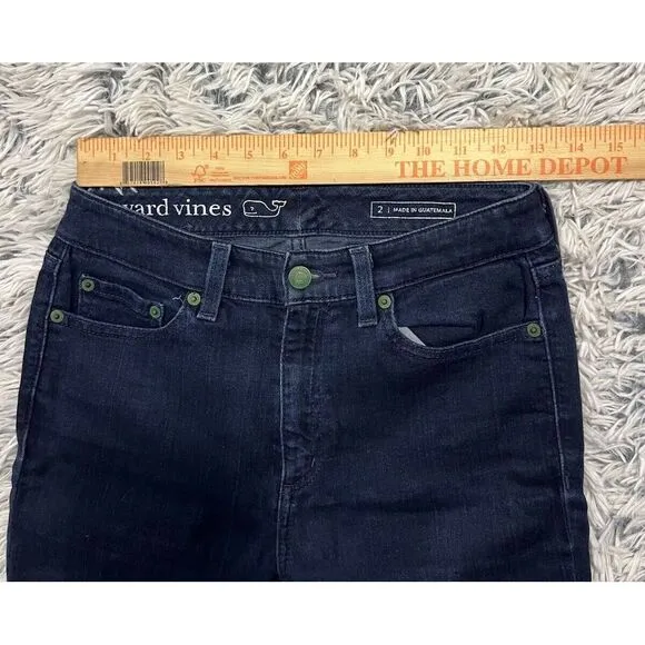 VINEYARD VINES Blue 5 Pocket Skinny Jeans Women's Size 2‎ - Image 5