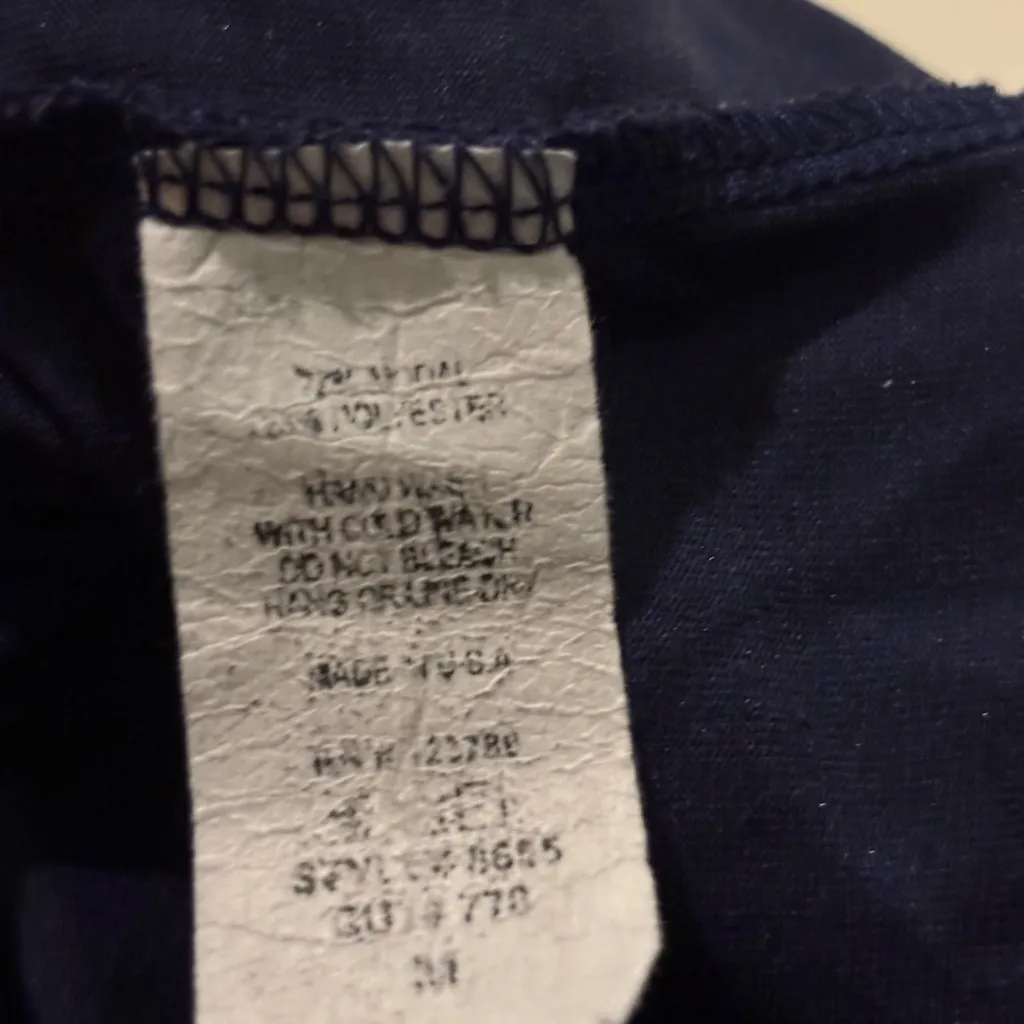 Jolie top lace up front size‎ medium. Blue - Image 5