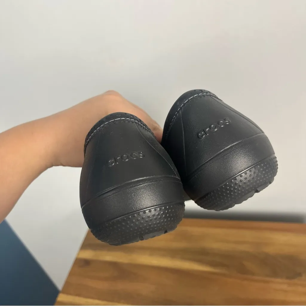 Crocs Lano Slip On Loafers Shoes Womens Sz 10 Flats Rubber Casual Professional - Image 5