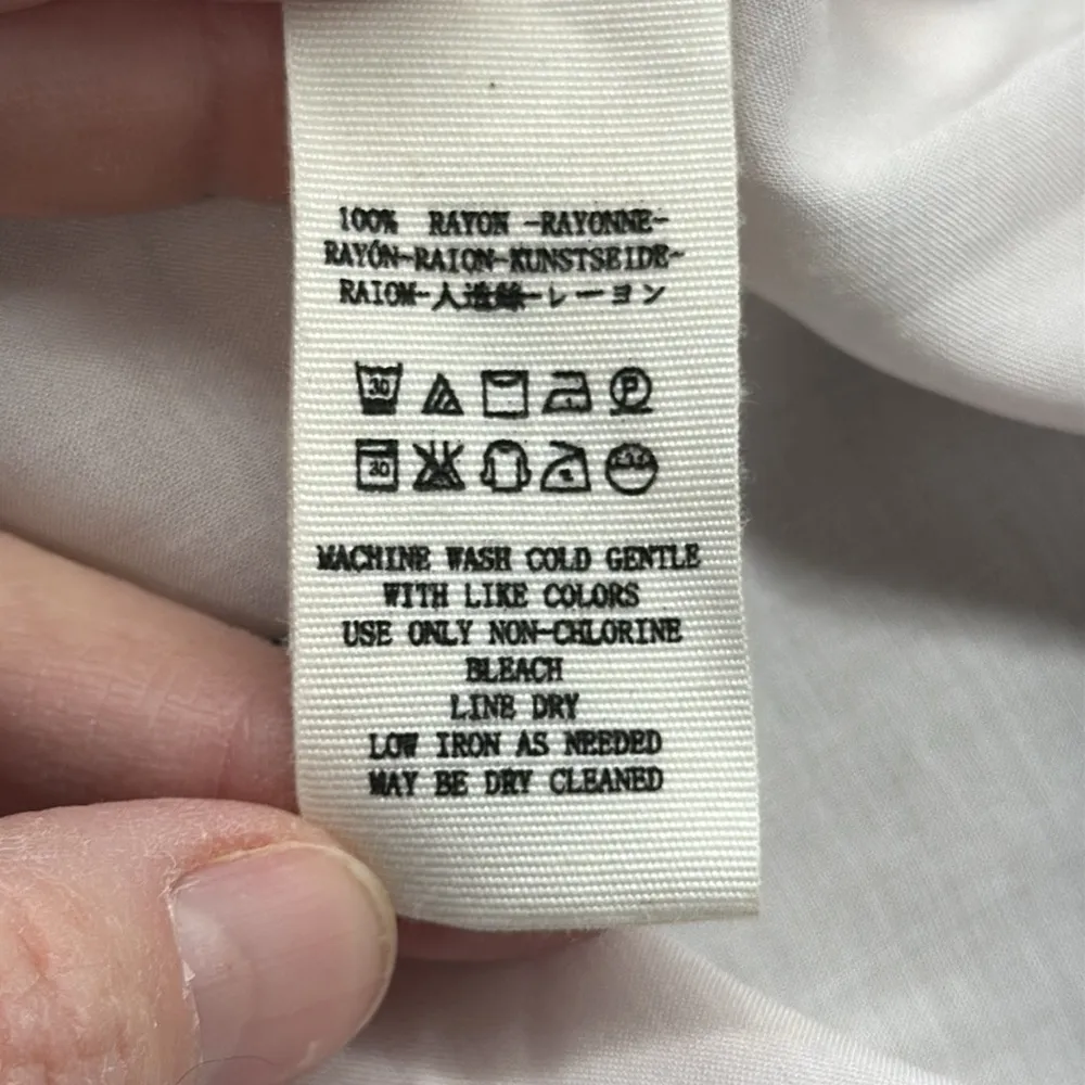 Free People Light Blush Pink Floral Print Sheer Short Sleeve Shift Dress - Image 8