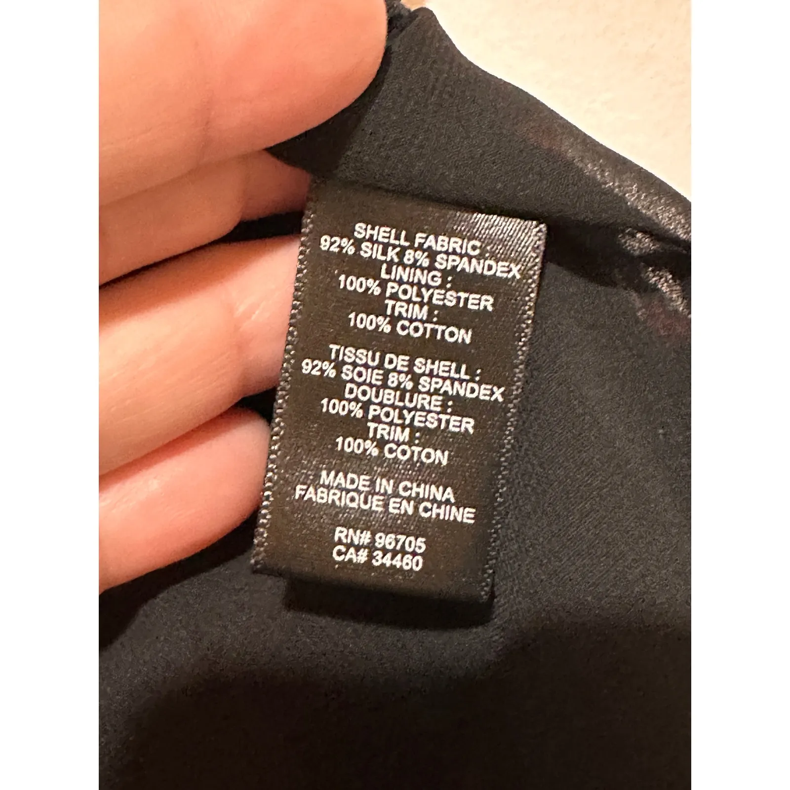 Rebecca Taylor Marguerite Black Floral Silk Top Size US XS 2 (EU 6) EUC Ruffles - Image 11