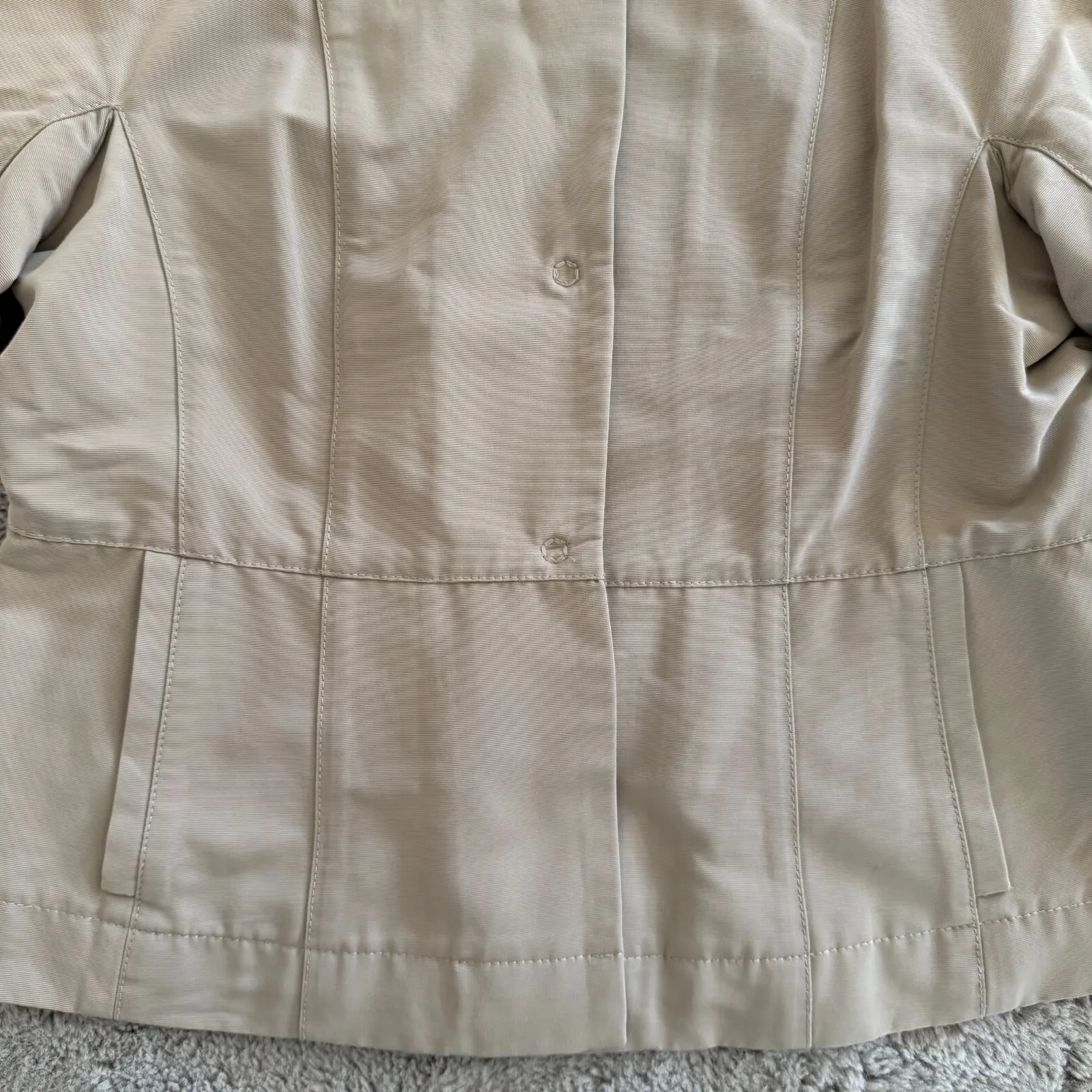 Ann‎ Taylor Loft Tan Brown Blazer Jacket Women Size 12 Formal Stylish Career - Image 2