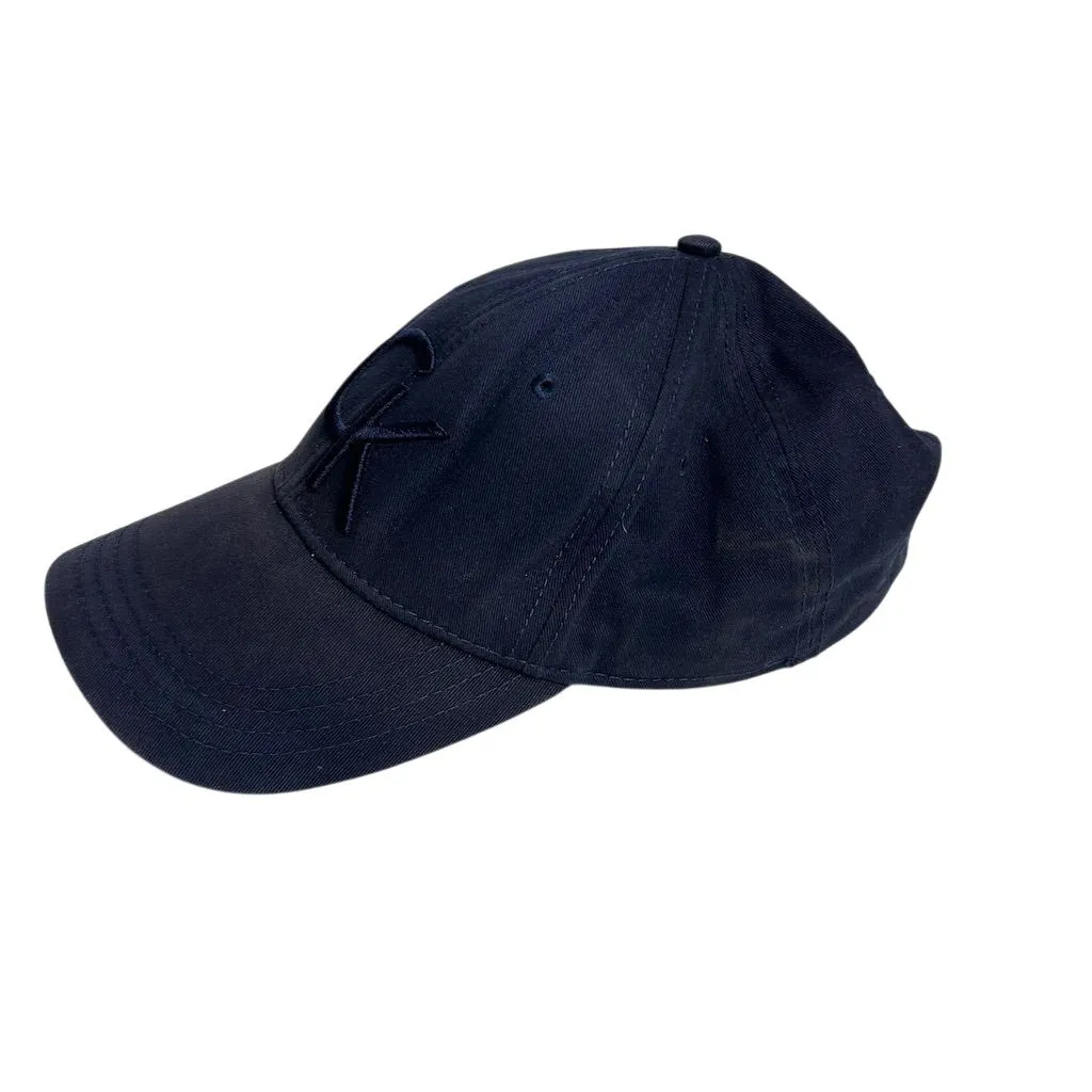 Calvin Klein Unisex Blue Baseball Cap Adjustable Strap Logo Hat - Image 5