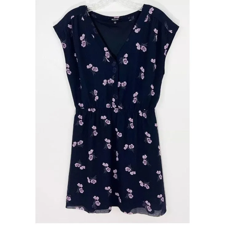 NWOT Madewell Skygaze Dress in Pansy Bouquet 6‎ - Image 3