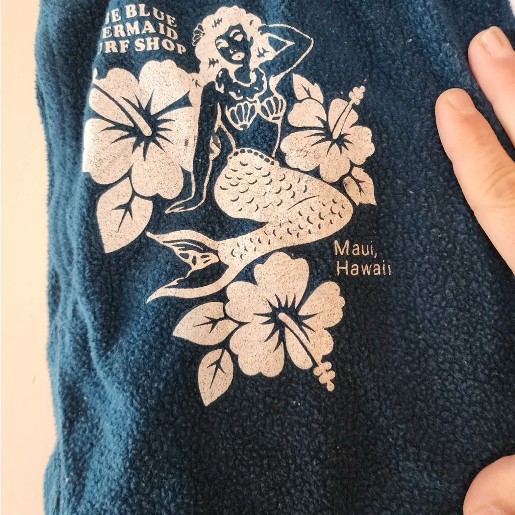 Grayson threads fleece shorts mermaid Hawaiian shorts size womens small - Image 2