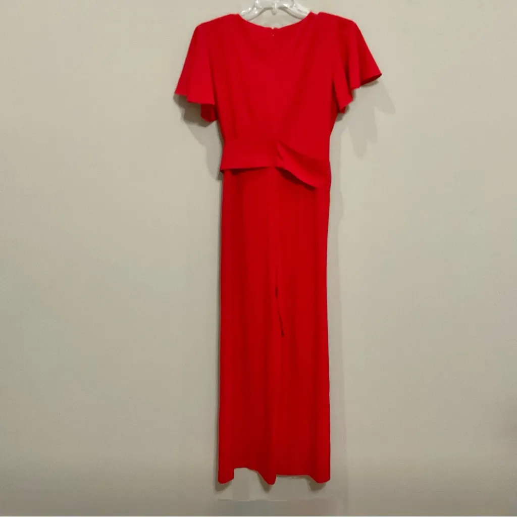 Preston & York Red Jumpsuit Kayla Tie Waist Jumper Size 10 New Pants - Image 9