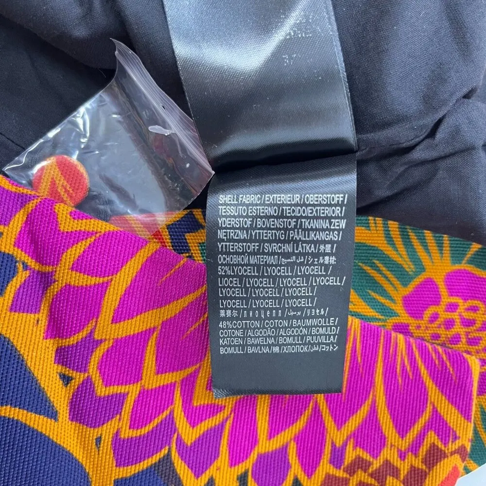 NWOT FARM RIO Multicolor Floral Garden Cut-Out Long Blazer Size S - Image 11