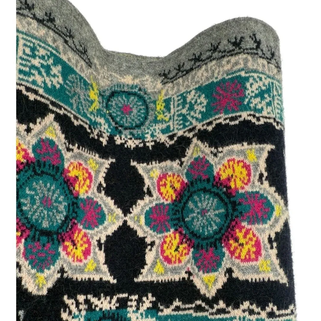 Anthropologie Akemi + Kin Kaleidoscope Print Sweater‎ Dress Size Medium Bohemian - Image 12