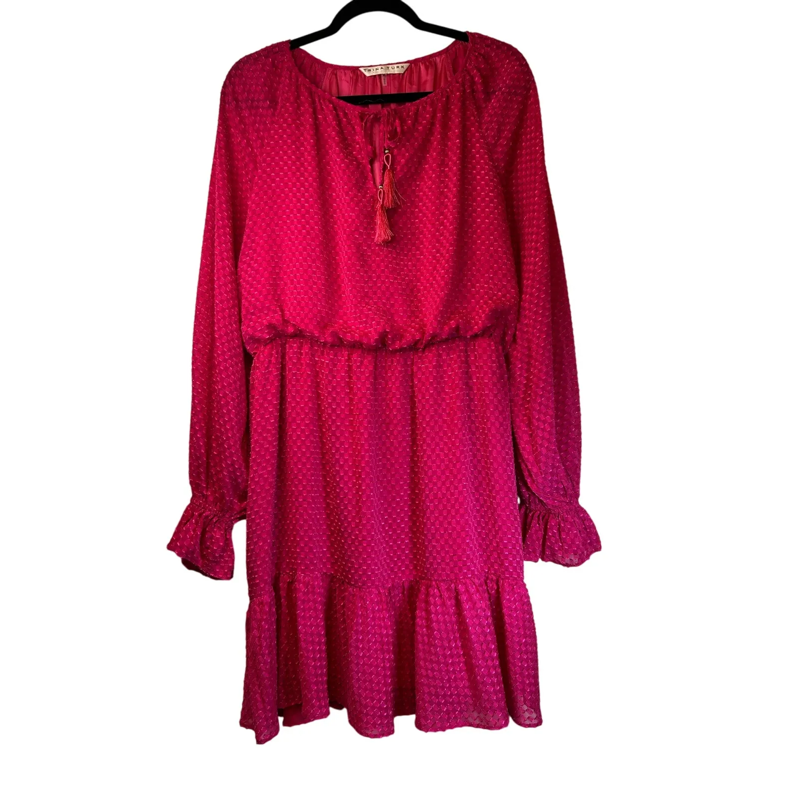 Trina Turk Pink Vita Dress - Size XL - Image 3